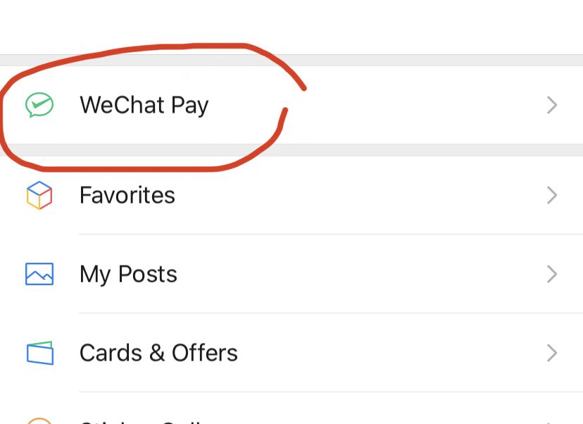 Select WeChat Pay